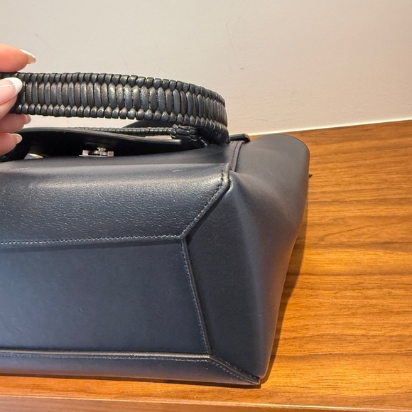 Celine Smooth Calfskin Micro Bi-Color Braided Belt Bag Dark Sea - Picture 5 of 10